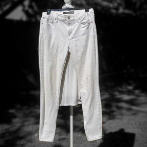 Express White Denim Legging Size 6